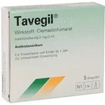 TAVEGIL Injektionsl&ouml;sung 2 mg/2 ml Ampullen 10 ml