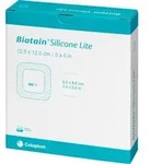 BIATAIN Silicone Lite Schaumverband 12,5x12,5 cm 10 St