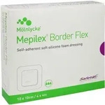 MEPILEX Border Flex Schaumverb.haft.10x10 cm 10 St