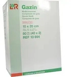 GAZIN Mullkomp.10x20 cm steril 12fach 80 St