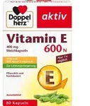 DOPPELHERZ Vitamin E 600 N Weichkapseln 80 St