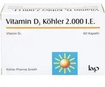 VITAMIN D3 K&Ouml;HLER 2.000 I.E. Kapseln 60 St