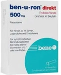 BEN-U-RON direkt 500 mg Granulat Erdbeer/Vanille 10 St