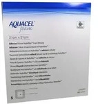 AQUACEL Foam adh&auml;siv 21x21 cm Verband 5 St
