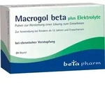 MACROGOL beta plus Elektrolyte Plv.z.H.e.L.z.Einn. 20 St