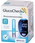 GLUCOCHECK XL Blutzuckerteststreifen 25 St