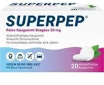SUPERPEP Reise Kaugummi Dragees 20 mg 20 St