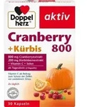DOPPELHERZ Cranberry+K&uuml;rbis Kapseln 30 St