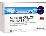 NOBILIN Krill&ouml;l Omega-3 Plus Kapseln 60 St