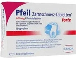 PFEIL Zahnschmerz-Tabletten forte Filmtabletten 10 St