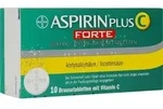 ASPIRIN plus C forte 800 mg/480 mg Brausetabletten 10 St
