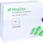 MEPILEX 10x10 cm Schaumverband 10 St