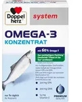 DOPPELHERZ Omega-3 Konzentrat system Kapseln 60 St