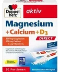 DOPPELHERZ Magnesium+Calcium+D3 DIRECT Pellets 20 St