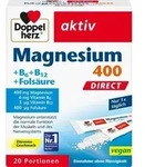 DOPPELHERZ Magnesium+B Vitamine DIRECT Pellets 20 St