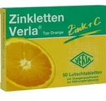 ZINKLETTEN Verla Orange Lutschtabletten 50 St