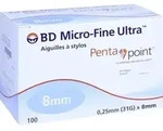 BD MICRO-FINE ULTRA Pen-Nadeln 0,25x8 mm 31 G 100 St