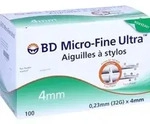 BD MICRO-FINE ULTRA Pen-Nadeln 0,23x4 mm 32 G 100 St