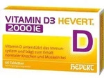 VITAMIN D3 HEVERT 2000 I.E. Tabletten 60 St
