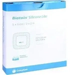 BIATAIN Silicone Lite Schaumverband 5x5 cm 5 St
