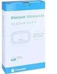 BIATAIN Silicone Lite Schaumverband 5x12,5 cm 5 St