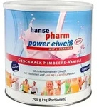 HANSEPHARM Power Eiwei&szlig; plus Himbeere-Vanille Plv. 750 g