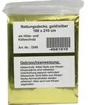 RETTUNGSDECKE 160x210 cm gold/silber 1 St