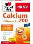 DOPPELHERZ Calcium 700+Vitamin D3 Tabletten 80 St