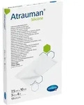 ATRAUMAN Silicone steril 7,5x10 cm Kompressen 10 St