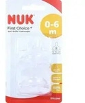 NUK First Choice+ Trinksauger Silikon Gr.1 S 2 St