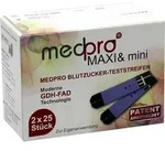 MEDPRO Maxi & mini Blutzucker-Teststreifen 50 St