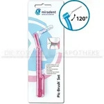MIRADENT Interd.Pic-Brush Set 1Halt+1B&uuml;.tran.pink 1 St