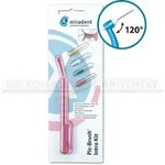 MIRADENT Interd.Pic-Brush Intro Kit 1H+4B.tra.pink 1 St