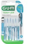 GUM TRAV-LER 1,6mm Tanne blau Interdental+6Kappen 6 St