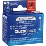 TESTAMED GlucoCheck Advance 50 Teststr.m.10 Lanz. 1 P