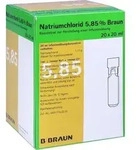 NATRIUMCHLORID 5,85% Braun MPC Infusionslsg.-Konz. 400 ml