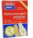 GOTHAPLAST Cornmed H&uuml;hneraugenpflaster 2x6 cm 5 St