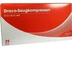 SAUGKOMPRESSEN steril 10x20 cm Draco 25 St