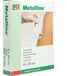 METALLINE Kompressen 8x10 cm steril 10 St