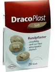 DRACOPLAST Soft Pflaster 2,2 cm rund hautf. 20 St