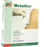 METALLINE Kompressen 10x12 cm steril 10 St