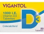 VIGANTOL 1.000 I.E. Vitamin D3 Tabletten 50 St