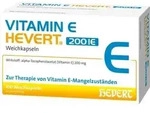 VITAMIN E HEVERT 200 I.E. Weichkapseln 100 St