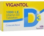 VIGANTOL 1.000 I.E. Vitamin D3 Tabletten 100 St