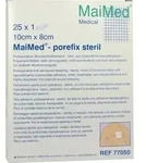 MAIMED porefix steril 8x10 cm 25 St