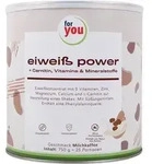 FOR YOU eiwei&szlig; power Milchkaffee Pulver 750 g