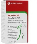 NICOTIN AL 1 mg/Spr&uuml;hsto&szlig; Spray z.Anw.i.d.Mundh&ouml;. 2 St