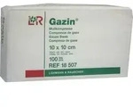 GAZIN Mullkomp.10x10 cm unsteril 12fach Op 100 St