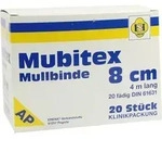 MUBITEX Mullbinden 8 cm ohne Cello 20 St