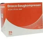 SAUGKOMPRESSEN steril 10x10 cm Draco 25 St